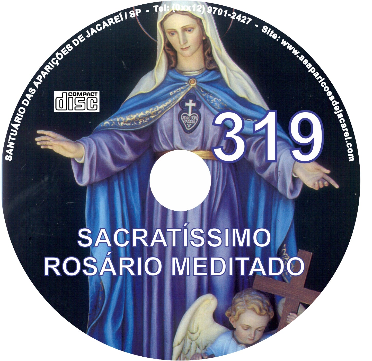 CD Rosário Meditado 319 CD Rosário Meditado 319